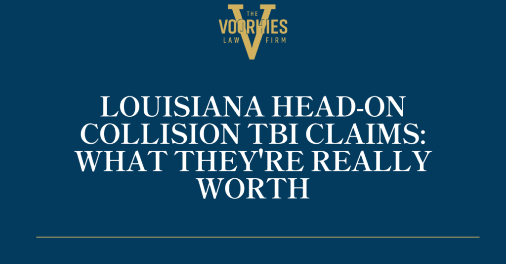 Louisiana Head-On Collision TBI Claims: What They're Really Worth