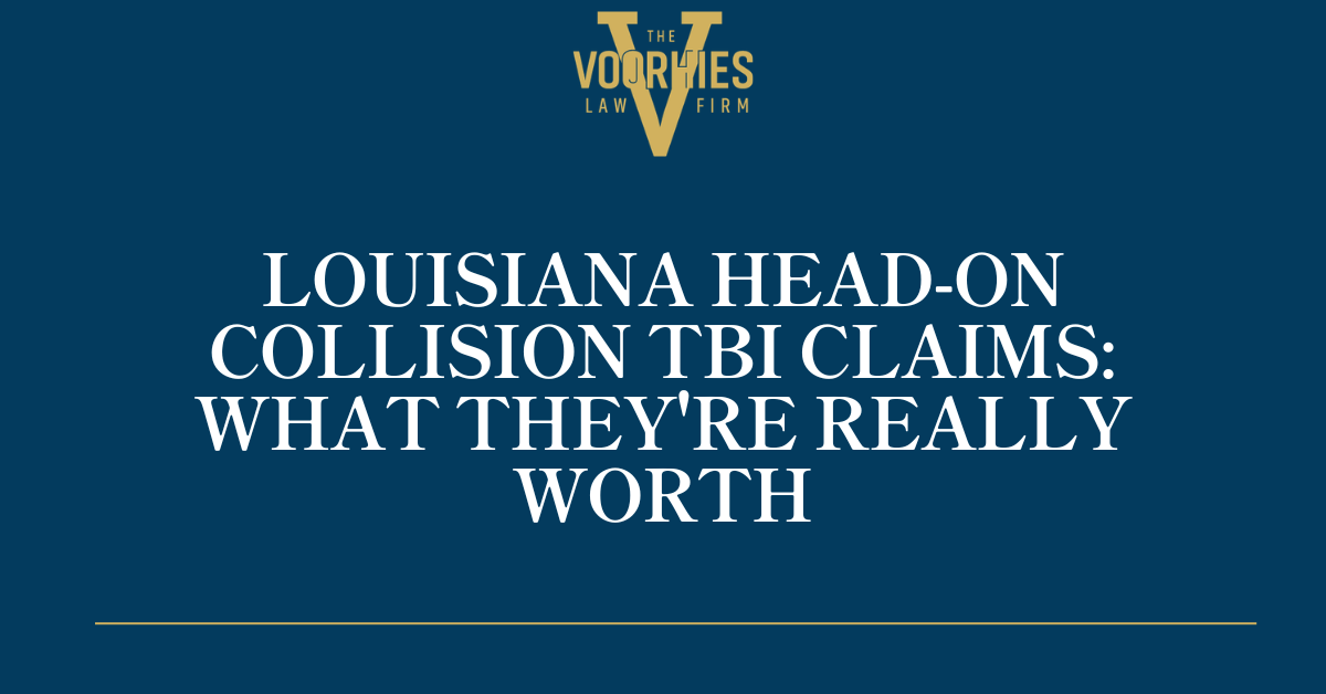 Louisiana Head-On Collision TBI Claims: What They're Really Worth